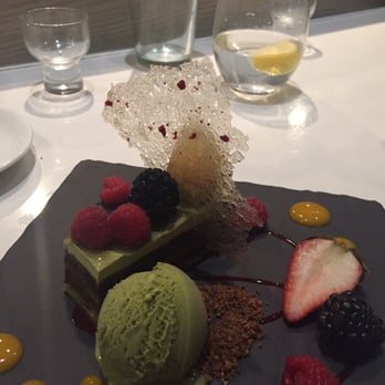 Miku - Matcha tea cake - Japanese Near Me - Vancouver, British Columbia