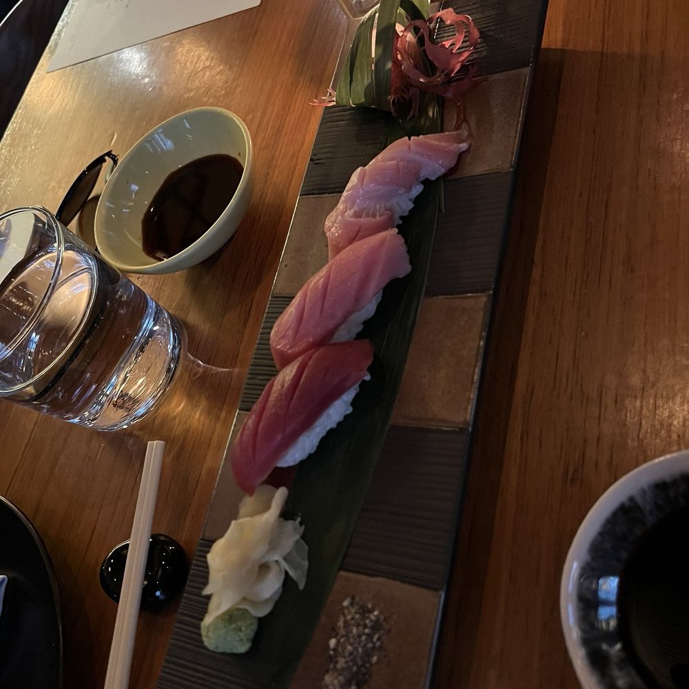 Momotaro - 10 day dry aged blue fin tuna nigiri - Sushi Bars Near Me - Chicago, Illinois Momotaro - 10 day dry aged blue fin tuna nigiri - Sushi Bars Near Me - Chicago, Illinois
