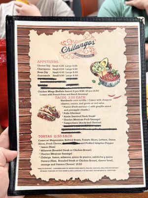 Menu photo 4 Chilangos Tifton, GA