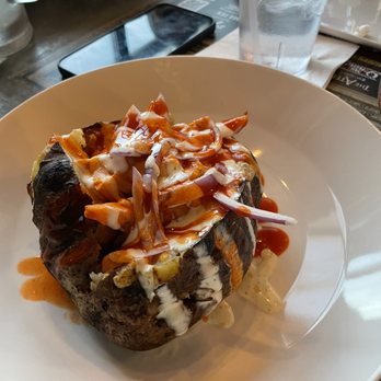 The Attic West - Buffalo Chicken Baked Potato for half baked Monday - Bars Near Me - Sioux Falls, South Dakota