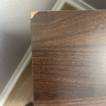 Arizona Brothers Moving and Storage - Damage to a bedside table that was moved with no cover - Movers Near Me - Phoenix, Arizona Arizona Brothers Moving and Storage - Damage to a bedside table that was moved with no cover - Movers Near Me - Phoenix, Arizona
