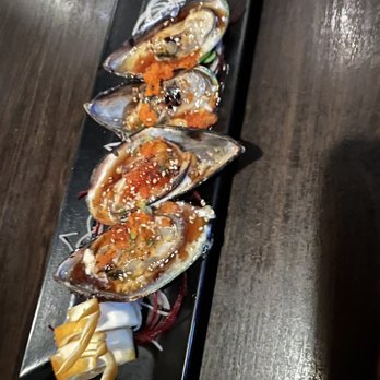 Sushiko - Baked Green Mussel - Sushi Bars Near Me - Rohnert Park, California Sushiko - Baked Green Mussel - Sushi Bars Near Me - Rohnert Park, California