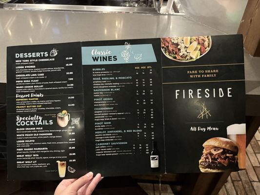 Menu photo 1 Fireside - Poconos Pocono Township, PA Menu photo 1 Fireside - Poconos Pocono Township, PA