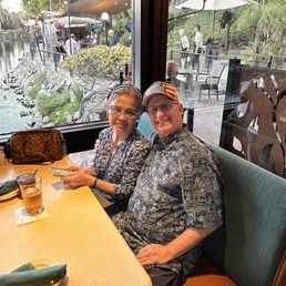 Eddie and Elenor on my birthday dinner