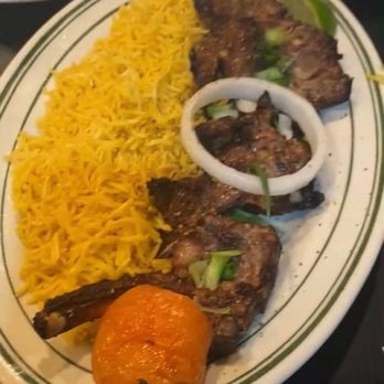 Chopan Kabob House - Chopan Kabob (Lamb chops with rice) - Halal Near Me - Houston, Texas
