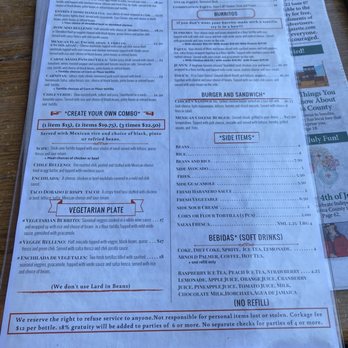La Casa Restaurant & Bar - Menu 7/2024 - Mexican Near Me - Sonoma, California La Casa Restaurant & Bar - Menu 7/2024 - Mexican Near Me - Sonoma, California