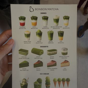 Bonbon Matcha - Menu - Bakeries Near Me - Cupertino, California Bonbon Matcha - Menu - Bakeries Near Me - Cupertino, California
