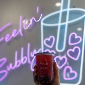 Feng Cha Teahouse - Strawberry Overload - Bubble Tea Near Me - Costa Mesa, California Feng Cha Teahouse - Strawberry Overload - Bubble Tea Near Me - Costa Mesa, California