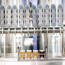 HELLUVA Brewing Company - 20 craft beers on tap with 17 brewed in house.