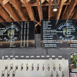 Belching Beaver Brewery North Park - Beer menu