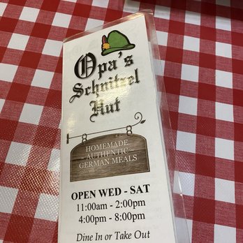 Opa's Schnitzel Hut - Menu - German Near Me - Harker Heights, Texas Opa's Schnitzel Hut - Menu - German Near Me - Harker Heights, Texas