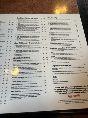 Menu photo 2 Italian Tomato Restaurant Richmond, BC Menu photo 2 Italian Tomato Restaurant Richmond, BC