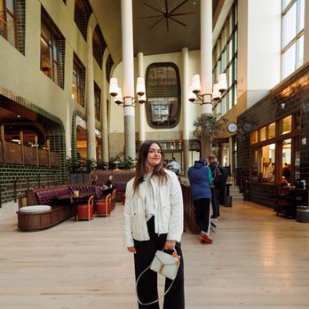 Olympia Coffee - Me in the lobby - Coffee & Tea Near Me - Seattle, Washington