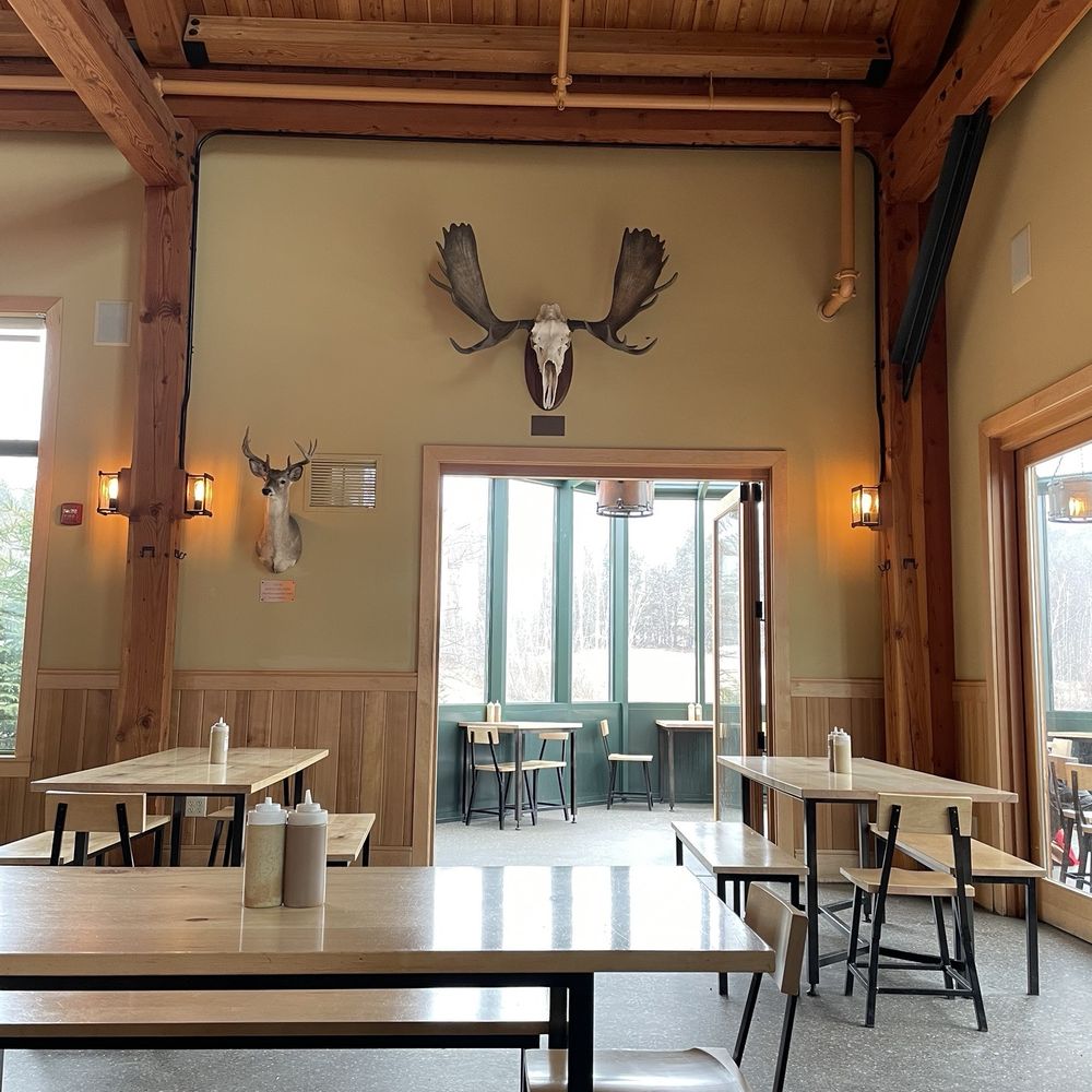 Von Trapp Brewing Bierhall Restaurant - Bierhall interior - Austrian Near Me - Stowe, Vermont