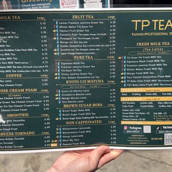 TP Tea - Menu - Bubble Tea Near Me - Milpitas, California