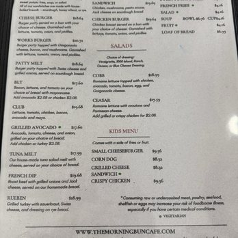 The Morning Bun Cafe - Menu - Coffee & Tea Near Me - Vacaville, California The Morning Bun Cafe - Menu - Coffee & Tea Near Me - Vacaville, California