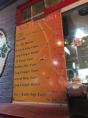 Menu photo 3 Calle Del Sabor Philadelphia, PA
