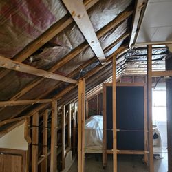 Fruitions Frontier - Ripped out the old drywall ready for the new stuff!