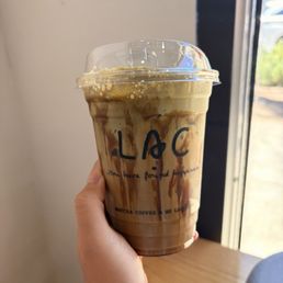 Mocha with Hojicha Cream Mocha with Hojicha Cream