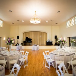 Floral set-up by Organic Flora at La Jolla Women's Club