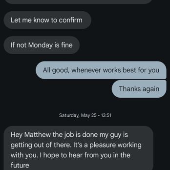Sun Shining Painting - See, he confirmed the job was completed. - Painters Near Me