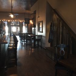 Virginia City Cigar and Bar - View from the front door. Smoking lounge in the back.