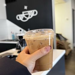 Smalltown Coffee - Iced honey cinnamon latte