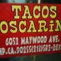 Taco's Oscarin