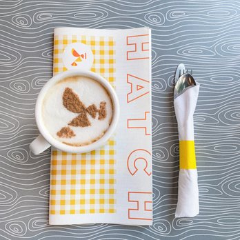 Hatch - latte (?) this was my table mate's drink but it was so aesthetically pleasing - Breakfast & Brunch Near Me - Huntington, New York Hatch - latte (?) this was my table mate's drink but it was so aesthetically pleasing - Breakfast & Brunch Near Me - Huntington, New York