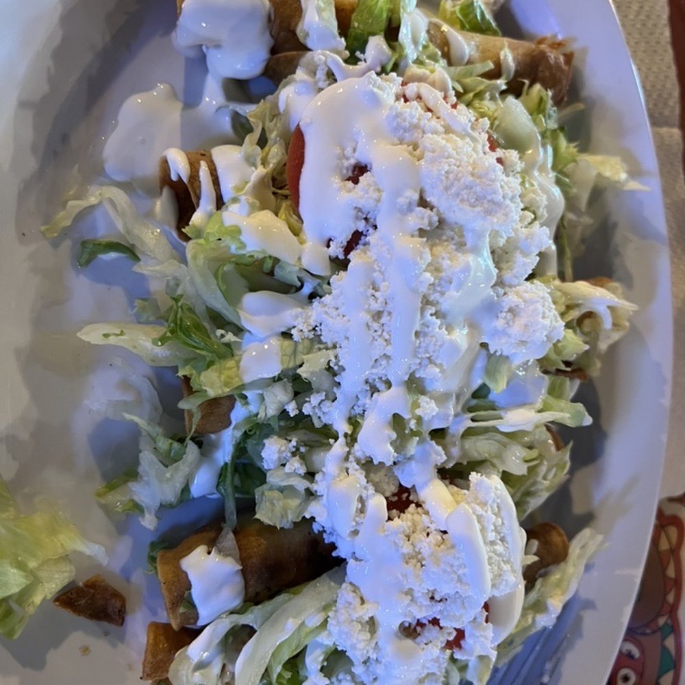 This is the flauta dish. This is the flauta dish.
