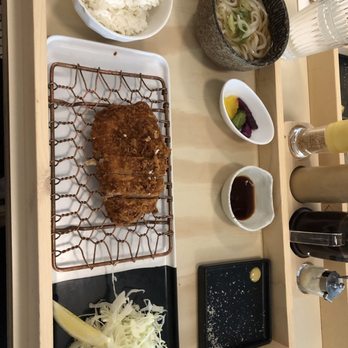 Saku - Rosu katsu set with udon side instead of the soup! - Japanese Near Me - Vancouver, British Columbia Saku - Rosu katsu set with udon side instead of the soup! - Japanese Near Me - Vancouver, British Columbia