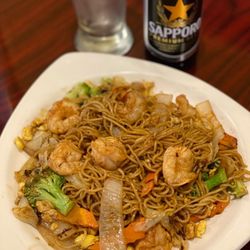 Kyoto Hibachi Express and Sushi - Shrimp yakisoba