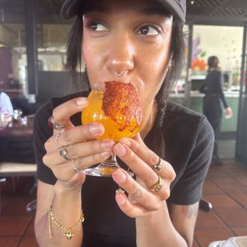 Madres Brunch - My gf and margarita. - Breakfast & Brunch Near Me - Bellflower, California