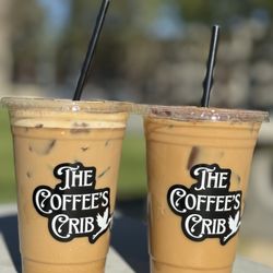 The Coffee's Crib - Iced Brown sugar shaken espresso & Honey cinnamon Iced latte