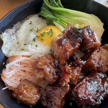Toast Kitchen & Bakery - Pork belly bowl - Breakfast & Brunch Near Me - Tustin, California Toast Kitchen & Bakery - Pork belly bowl - Breakfast & Brunch Near Me - Tustin, California