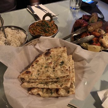 Tandoor Palace - Garlic naan, basmati rice, vegetable korma, and mixed grill - Indian Near Me - Tannersville, Pennsylvania