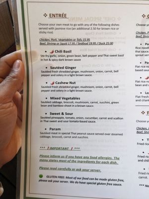 Menu photo 6 Lopburi Thai Wappingers Falls, NY