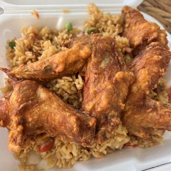 China Lily - Pork fried rice and Fried Chicken WIngs - Chinese Near Me - Ocoee, Florida China Lily - Pork fried rice and Fried Chicken WIngs - Chinese Near Me - Ocoee, Florida