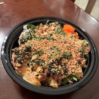 Poke Haus - a bowl of food on a table - Poke Near Me - Westminster, California Poke Haus - a bowl of food on a table - Poke Near Me - Westminster, California