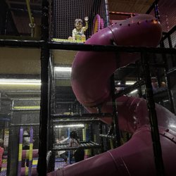 Urban Air Trampoline and Adventure Park - Awesome climbing structure. I wasn't worried about my child getting stuck or lost.