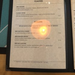 Uptown Freehouse - Nice menu selection