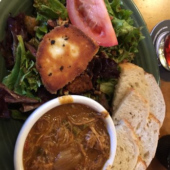 Hilltop Ale House - Gumbo and fried goat cheese salad - Pubs Near Me - Seattle, Washington Hilltop Ale House - Gumbo and fried goat cheese salad - Pubs Near Me - Seattle, Washington