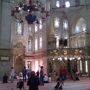 Eyüp Sultan Camii - Interior of Eyub Sultan mosque - Landmarks & Historical Buildings Near Me - Istanbul, 34