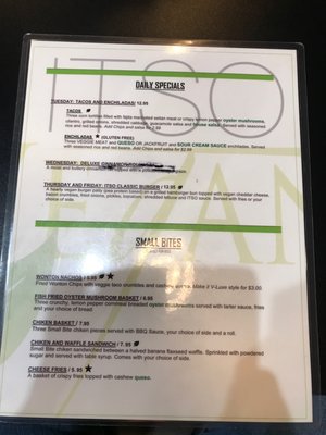 Menu photo 5 ITSO Vegan Grand Prairie, TX