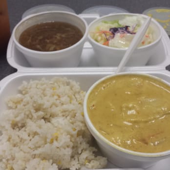 Thai Diamond BBQ - Lunch special yellow curry chicken - Thai Near Me - Glendora, California