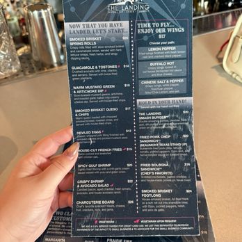 The Landing - Food menu - Cocktail Bars Near Me - Grand Prairie, Texas The Landing - Food menu - Cocktail Bars Near Me - Grand Prairie, Texas