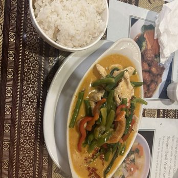 Sweet Basil Thai Cuisine - Panang Curry - Thai Near Me - Hurst, Texas