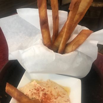 Pom & Olive - Free Pita Fries - tasty! Check in for this bonus. - Mediterranean Near Me - Costa Mesa, California Pom & Olive - Free Pita Fries - tasty! Check in for this bonus. - Mediterranean Near Me - Costa Mesa, California