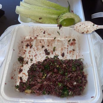 Bangkok Thai - Raw beef laab - Thai Near Me - Sacramento, California