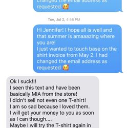 Vintage Love - Retailer ordered items to her specifications, approved them and never paid.
